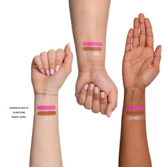 NUDESTIX Sunpink Glow - 3 Pieces STAX Set - Magic Aura, Magenta Matte, Sunstone
